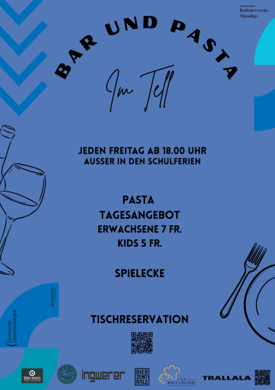 Bar und Pasta im Tell