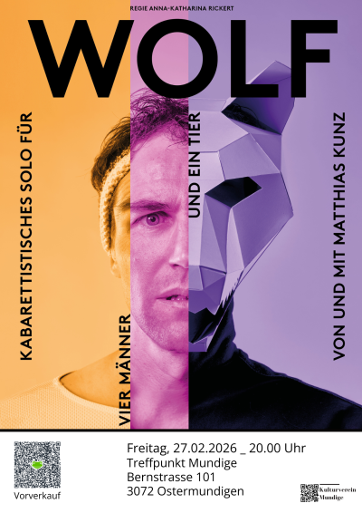 Wolf _ Ein kabarettistisches Solo von Matthias Kunz