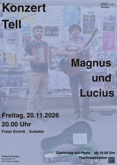 Konzert Tell _ Magnus und Lucius
