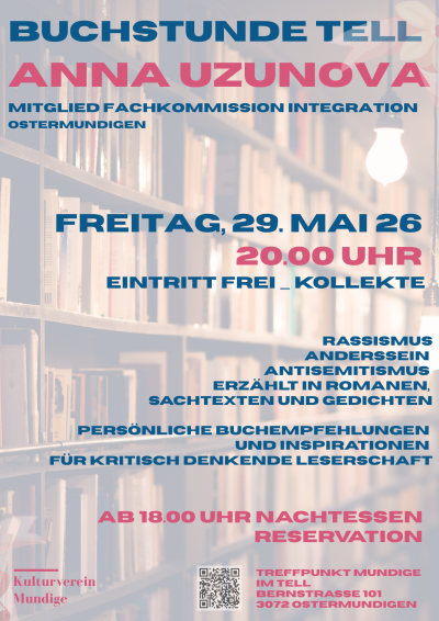 Buchstunde Tell mit Anna Uzunova