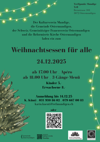 Weihnachtsessen für alle