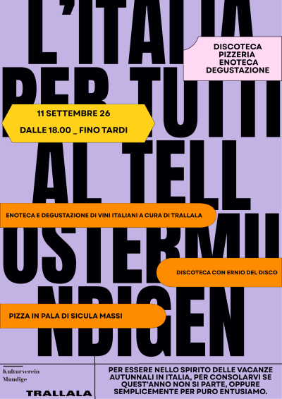 L'ITALIA PER TUTTI AL TELL OSTERMUNDIGEN