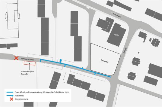 Situation Schiessplatzweg