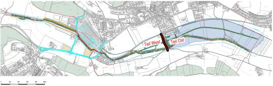 Abbildung1: Wasserbauplan gesamtes Projekt