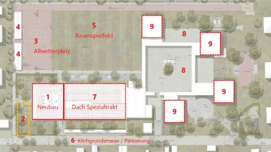 Situationsplan Gesamtplanung